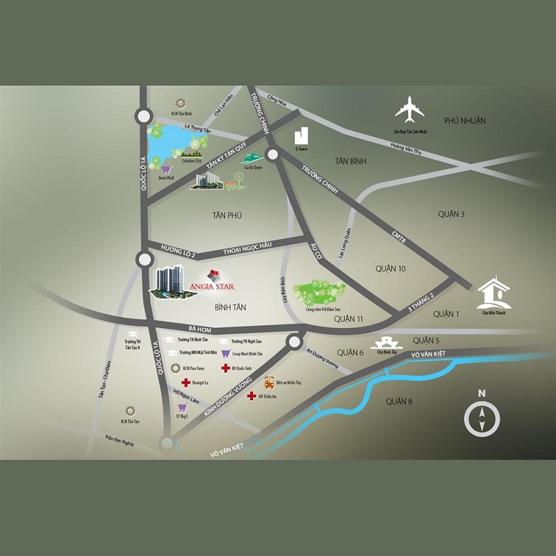 Map An Gia Star Bình Tân
