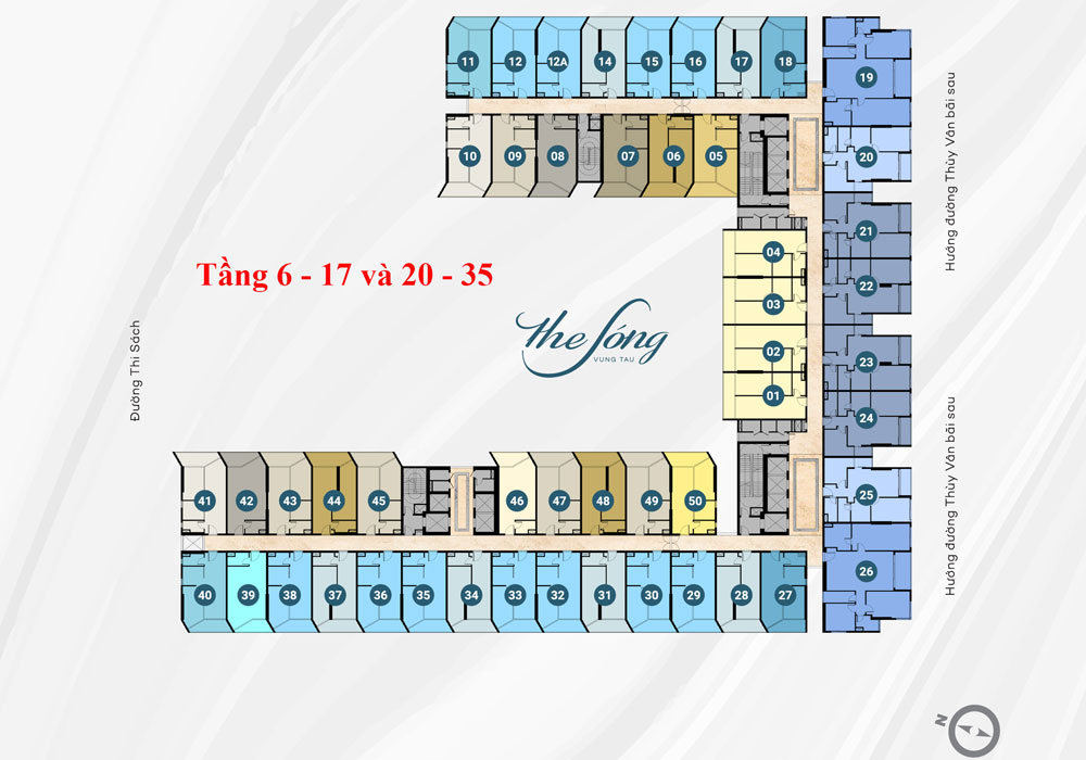 Tầng 6-17 & 20-35