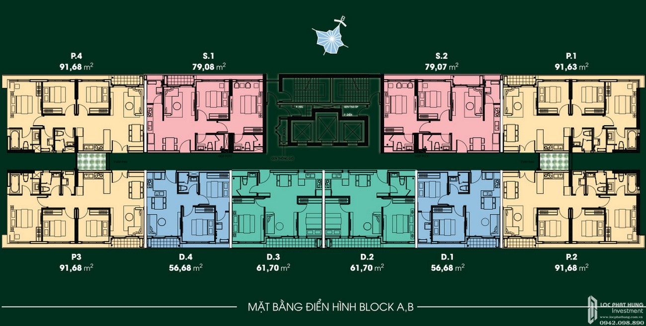Block A,B