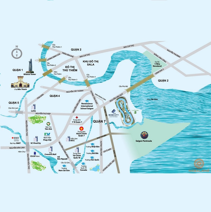 Map River City
