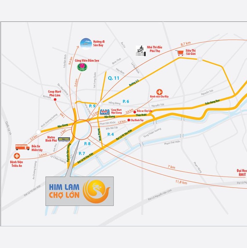 Map Him Lam Chợ Lớn