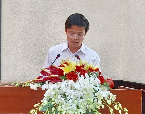 Ông Vũ Hồng Thuấn – Phó Chủ tịch UBND TP Vũng Tàu công bố quy hoạch sử dụng đất TP Vũng Tàu đến năm 2020.