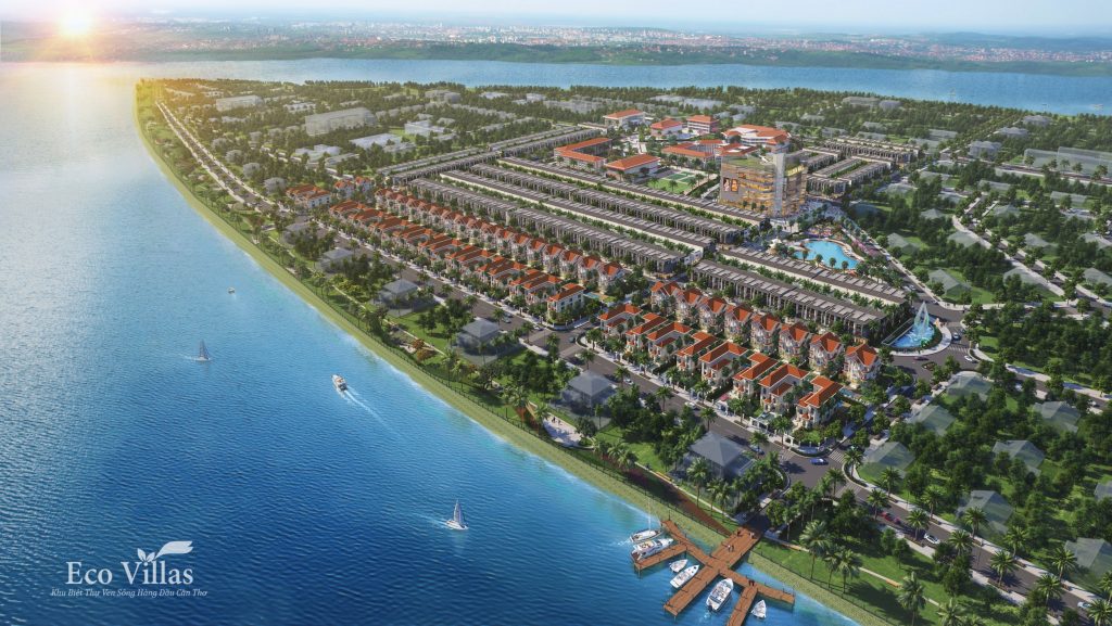 Những bất động sản sở hữu không gian xanh khoáng đạt ven sông như Eco Villas đang được giới nhà giàu Việt Nam rất quan tâm.