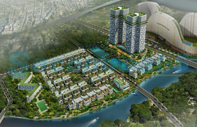 Jamona City: Đô thị mới bên dòng rạch Bà Bướm