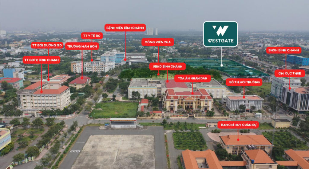 Bất động sản trung tâm hành chính Bình Chánh 'hút' nhà đầu tư
