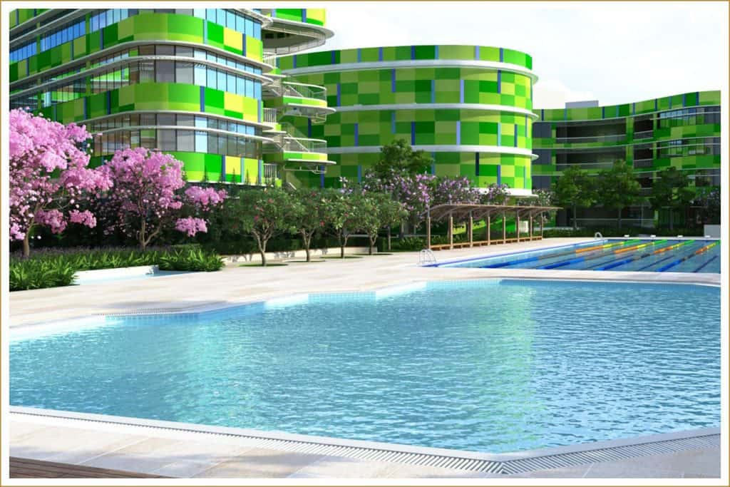 Hồ bơi khu sinh thái Sala