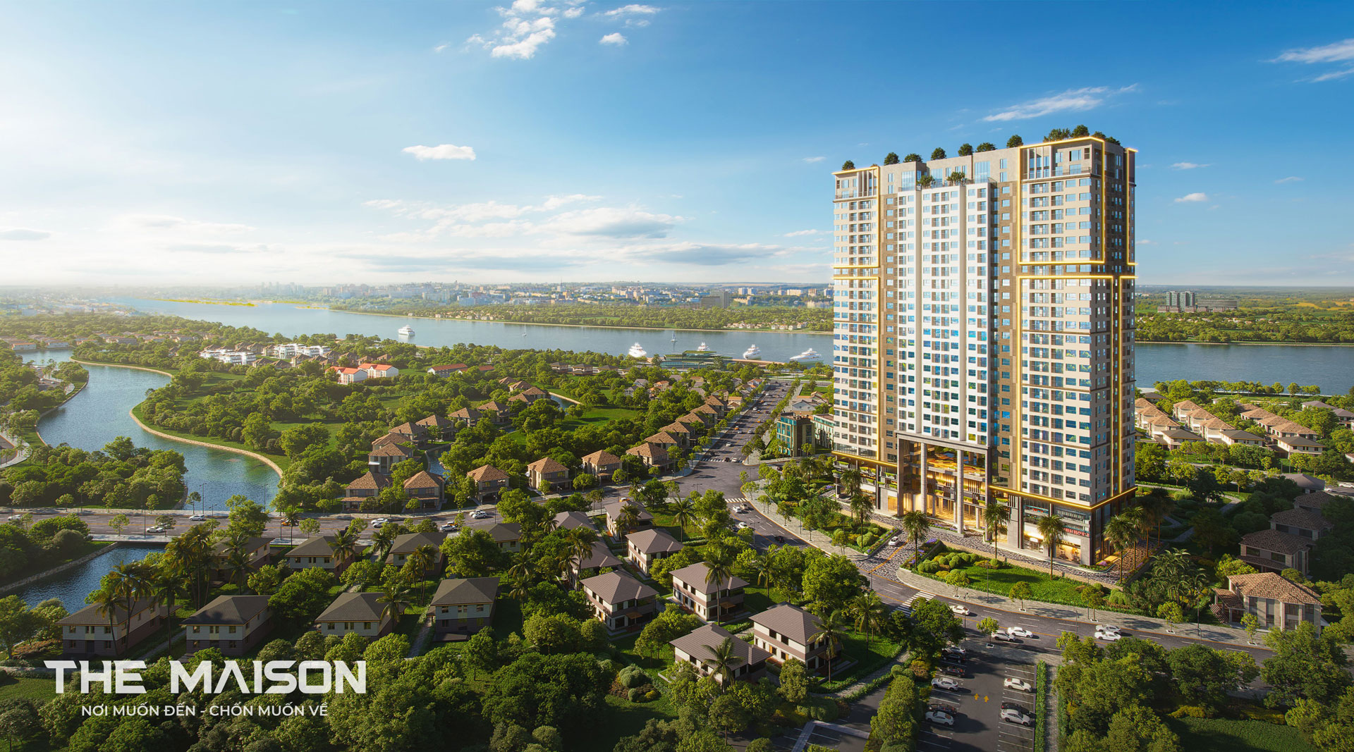 The Maison tọa lạc vị trí trung tâm TP Thủ Dầu Một, kết nối thuận tiện hệ tiện ích, văn hóa, giáo dục khu vực
