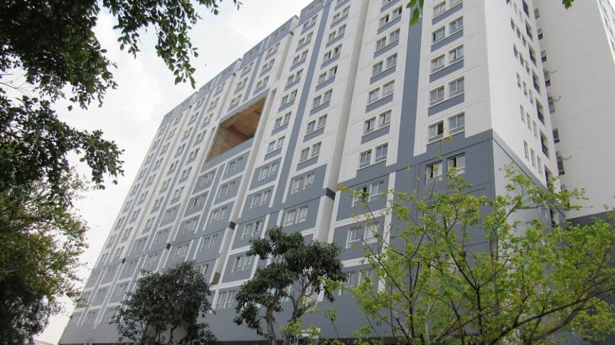 Dự án hiện đã hoàn thành và đã có cư dân dọn vào ở