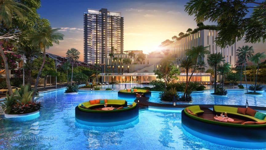 Hồ cảnh quan của dự án