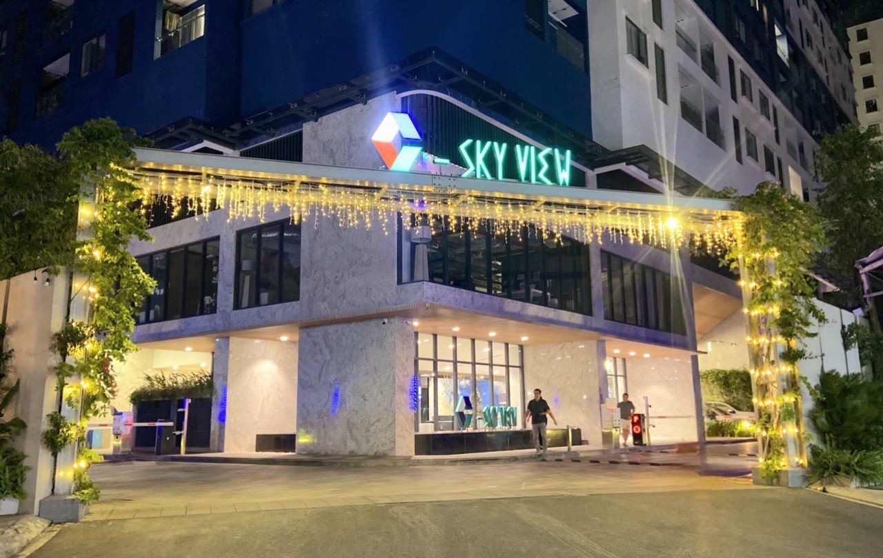 Không khí giáng sinh và năm mới tràn ngập tại khu căn hộ C-Sky View, phường Chánh Nghĩa, thành phố Thủ Dầu Một (Ảnh: C - Holding).