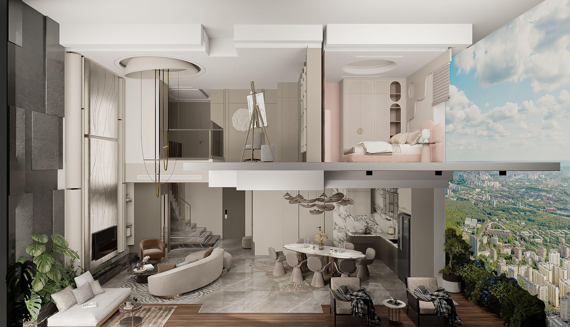 Duplex FIATO UPTOWN là tích sản gia tăng giá trị bền vững vì vừa khan hiếm vừa là không gian sống rộng rãi tại tầng cao Thủ Đức