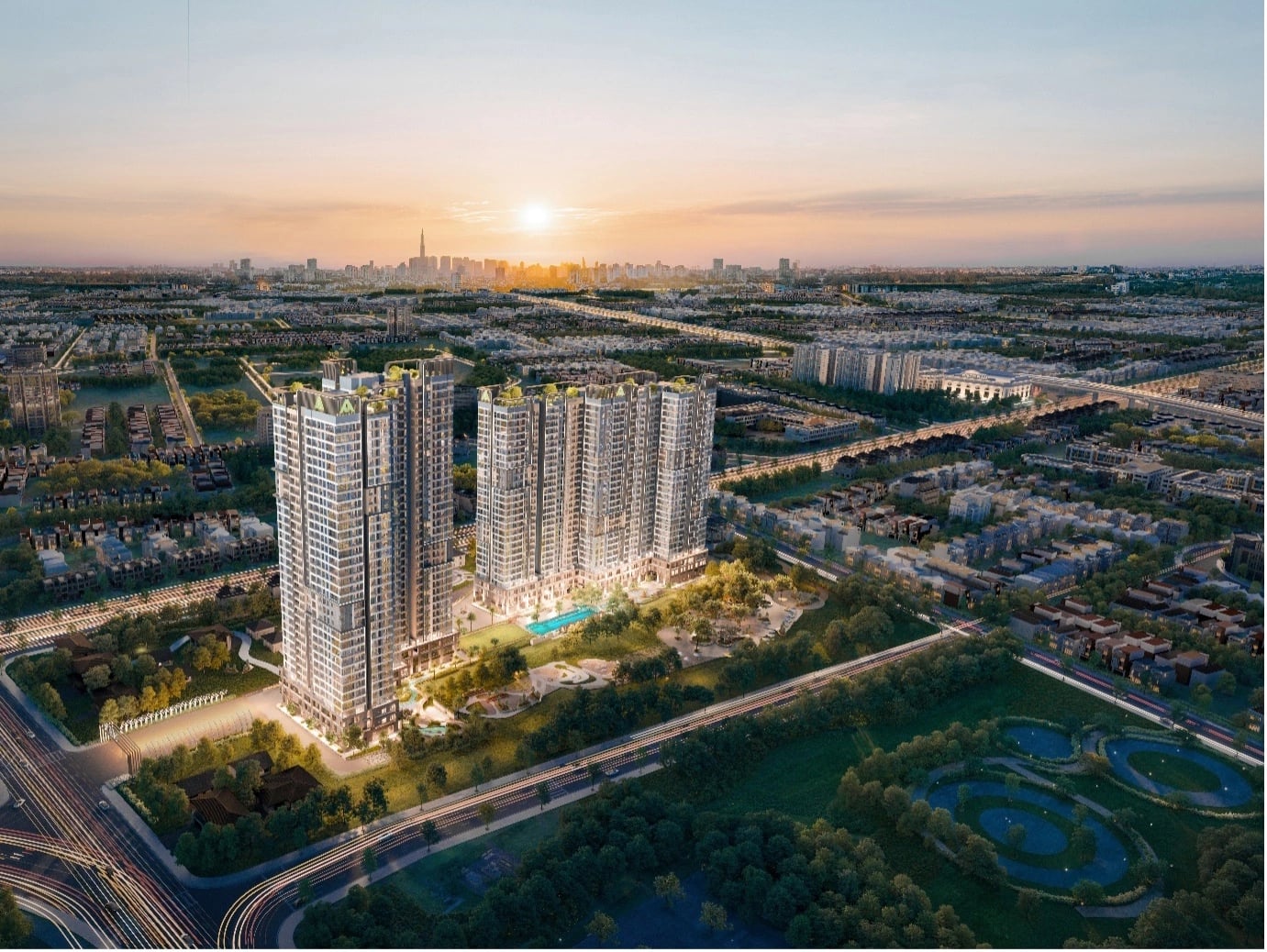 Phối cảnh dự án TT Avio (TP Dĩ An, Bình Dương) của liên doanh Nhật Bản Cosmos Initia - TT Capital - Koterasu Group. Ảnh: TT Capital